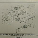 Bendix Starting Vibrator Assemblies Parts Manual.