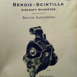 Bendix Scintilla Magnetos SF14LN-6 Service Booklet.