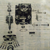 Bendix Scintilla DF18RN Magneto Parts Booklet.  Circa 1943.