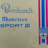 Beechcraft Musketeer A23-19 Sport III Owner's Manual.