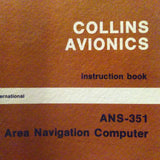 Collins ANS-351 Rnav Service Manual.