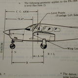 Piper Cherokee Arrow PA-28R-200 Pilot's Information Manual.