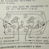 Bendix Aircraft Ignition Switches Type EW-L Service & Parts Manual.  Circa 1947.