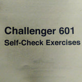 CAE SimuFlite Challenger 601 Self-Check Exercises Booklet.  Circa 2001.